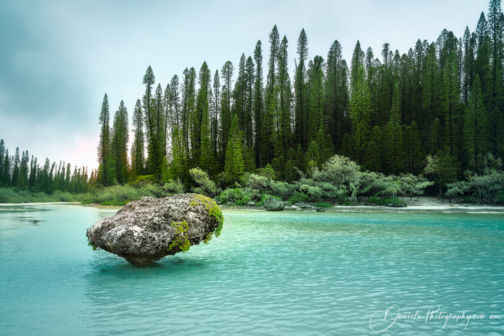 Isle of Pines In the wilderness -Natural lagoon in New Caledonia